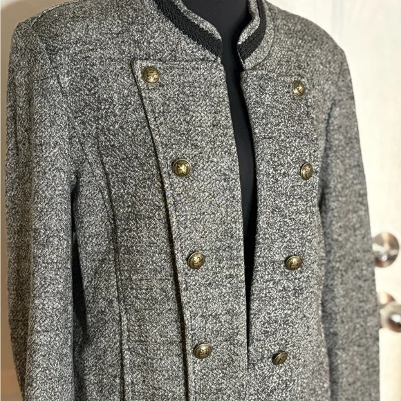 Tommy Hilfiger Women's Marled Military Band Jacket size Large - Picture 3 of 14